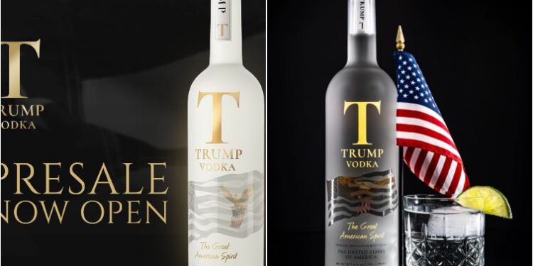 Перед переговорами з росіянами Трамп випустив “Трамп водку” (ФОТО)