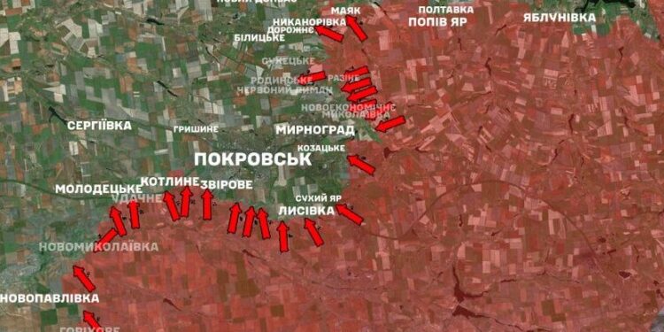 Зі 162 боїв за добу на фронті 68 – на Покровському напрямку, – Генштаб