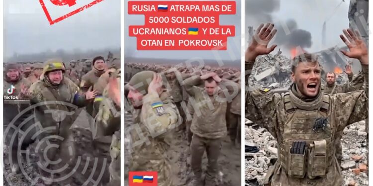 У TikTok поширюється нова хвиля фейкових відео про «масову здачу в полон українських військових у районі Покровська» – ЦПД