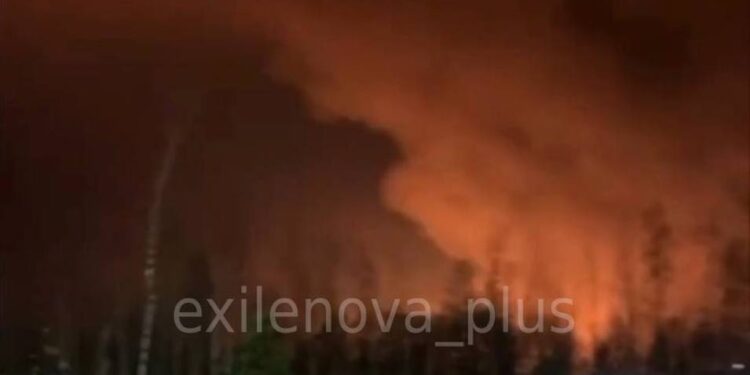 У РФ атакована електропідстанція – від її живлення залежить Москва (ВІДЕО)