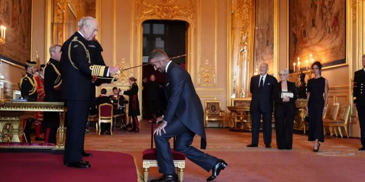 Тепер сер – король Чарльз ІІІ посвятив футболіста Девіда Бекхема у лицарі (ФОТО, ВІДЕО)