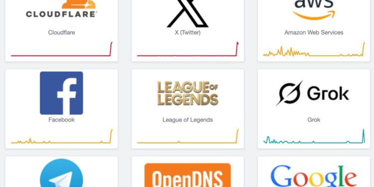 У мережі масштабний збій, не працюють багато сайтів