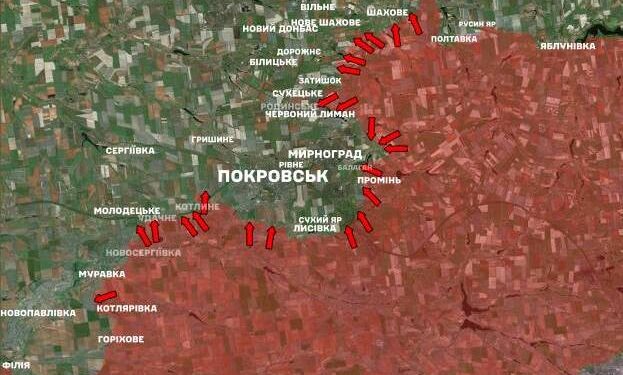Зі 171 боя на фронті за добу 66 було на Покровському напрямку – Генштаб