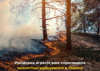 Російська агресія завдала довкіллю збитків на понад 6 трлн.грн.