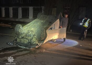 Цього тижня в Миколаєві вже сталися дві «п’яних» ДТП – деталі від патрульних (ФОТО)