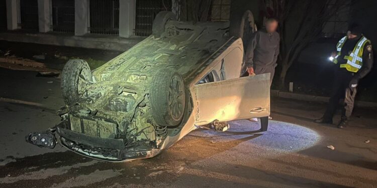 Цього тижня в Миколаєві вже сталися дві «п’яних» ДТП – деталі від патрульних (ФОТО)