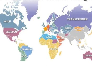 Pornhub виклав статистику за рік: українці обирають мілф, росіяни – трансгендерів (ІНФОГРАФІКА)