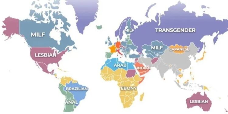 Pornhub виклав статистику за рік: українці обирають мілф, росіяни – трансгендерів (ІНФОГРАФІКА)