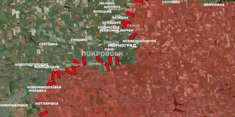 Зі 154 боїв на фронті за добу 44 було на Покровському напрямку – Генштаб