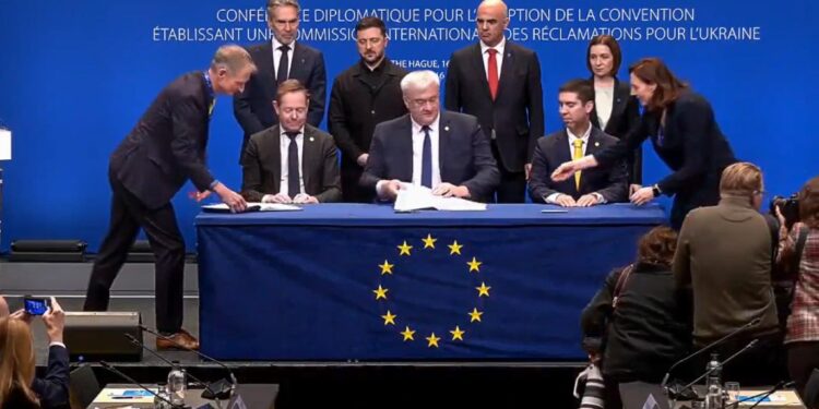 У Гаазі підписано Конвенцію про створення Міжнародної комісії з розгляду заяв для України