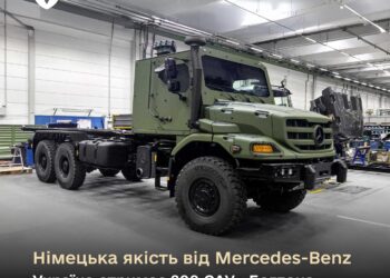 Україна отримає 200 САУ «Богдана» на шасі Zetros від Німеччини