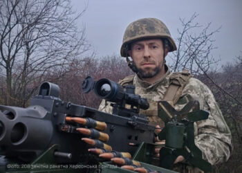 Воїн 208-ї зенітної ракетної Херсонської бригади сьогодні вночі збив над Миколаївщиною три ворожих БпЛА