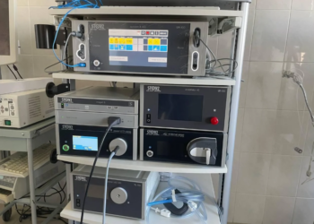 Миколаївська обласна дитяча лікарня отримала французьку хірургічну лапароскопічну стійку