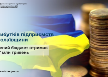 З прибутків підприємств Миколаївщини зведений бюджет отримав 858,7 млн.грн.