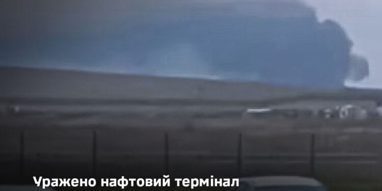 Генштаб підтвердив ураження нафтового терміналу «Таманьнєфтєгаз», складу боєприпасів та місця зберігання, підготовки і запуску ударних БпЛА