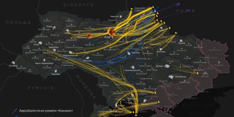 Понад 600 дронів і десятки ракет. Масована атака російських загарбників – є загиблі та поранені