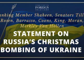 “Путін – безжальний вбивця” – заява двопартійної групи сенаторів США щодо обстрілів України на Різдво