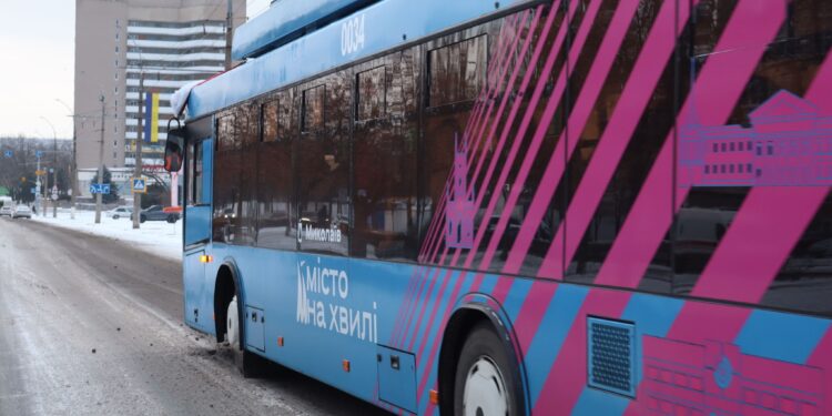 Як працюватимуть трамваї та тролейбуси у Миколаєві на новорічні свята