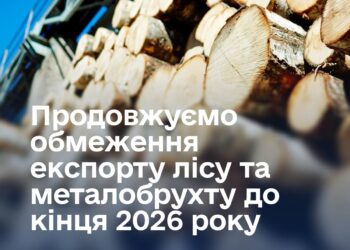 Україна ще на рік продовжила обмеження експорту лісу та металобрухту