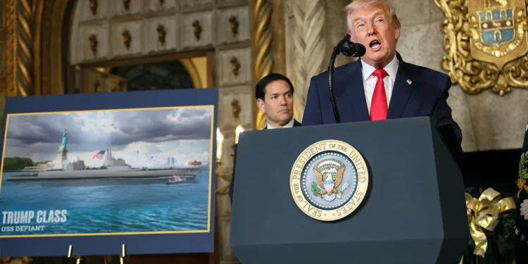 Трамп оголосив про початок створення “Золотого флоту” США “класу Трампа” (ФОТО)