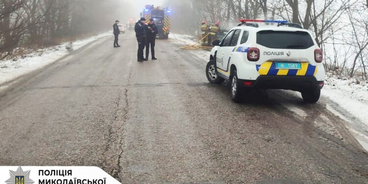 Внаслідок ДТП у Первомайському районі Миколаївщини загинув водій легковика (ФОТО)
