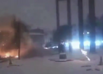 У Львові шахед цілив у памя’тник Бандері – промазав, але найбільше всіх здивувала реакція двірника (ВІДЕО)