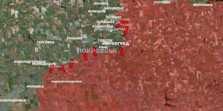 Із 141 боя на фронті за добу 39 було на Покровському напрямку – Генштаб