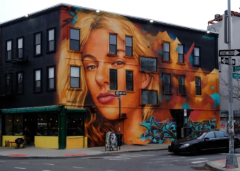 У Нью-Йорку з’явився мурал із портретом вбитої українки Ірини Заруцької (ФОТО)