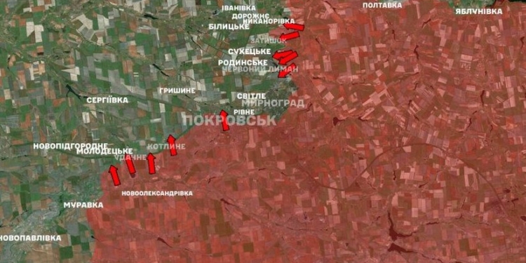 Із 144 боїв на фронті за добу понад третина була на Покровському напрямку – Генштаб