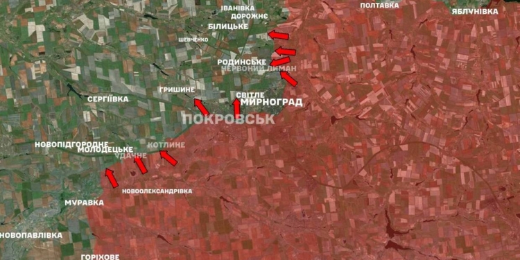 Майже третина зі 103 боїв за добу на фронті була на Покровському напрямку – Генштаб