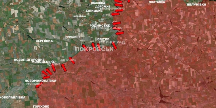 Різке загострення на фронті – 279 боїв за добу, з них 87 – на Покровському напрямку, – Генштаб