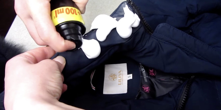 Сухе прання пуховика. Секрет – у піні для гоління