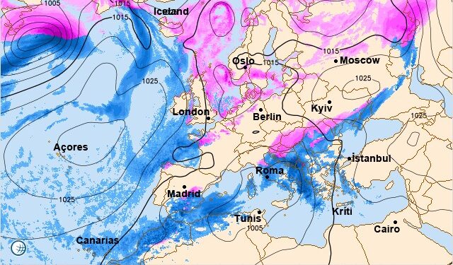 Над Україною зустрінуться два циклони – якою буде погода