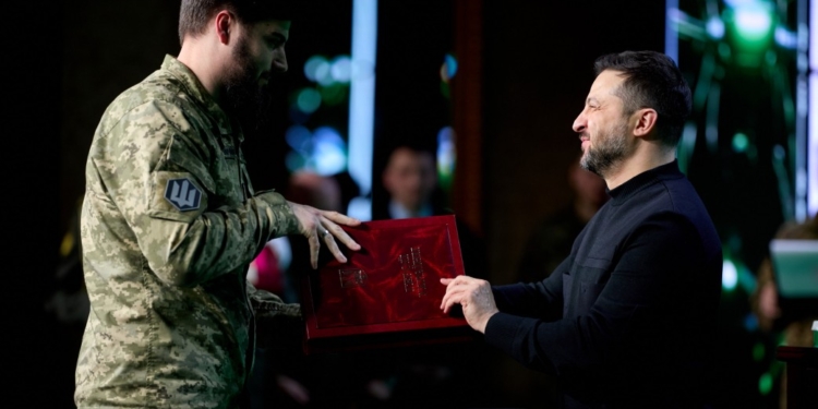 Зеленський нагородив воїнів із підрозділів безпілотних систем державними нагородами (ФОТО)