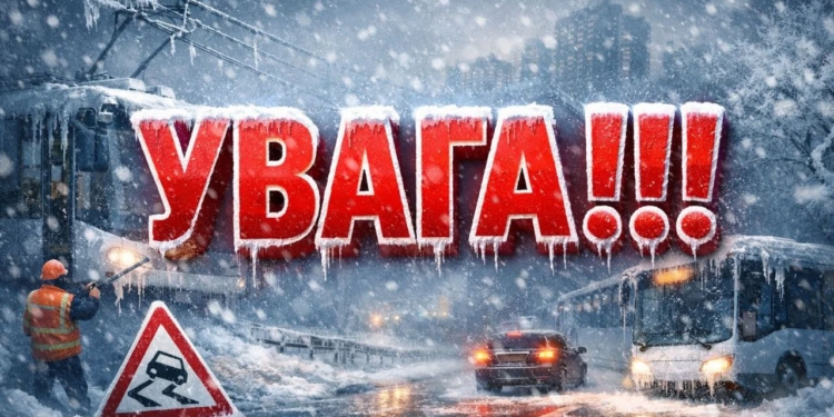 У Миколаєві через погіршення погоди ускладнився рух електротранспорту