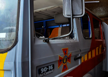 На Миколаївщині внаслідок атаки російських БпЛА пошкоджена одна з пожежно-рятувальних частин (ФОТО)