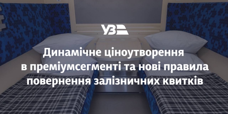 Динамічне ціноутворення та нові правила повернення залізничних квитків: розпочато громадське обговорення проєкту змін