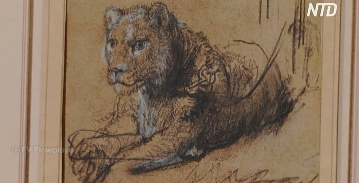 На аукціоні Sotheby’s етюд Рембрандта з левом продали за майже $18 млн