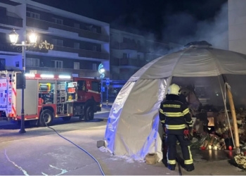 У Швейцарії загорівся меморіал жертвам новорічної пожежі в Кран-Монтані, коли загинуло щонайменше 40 людей