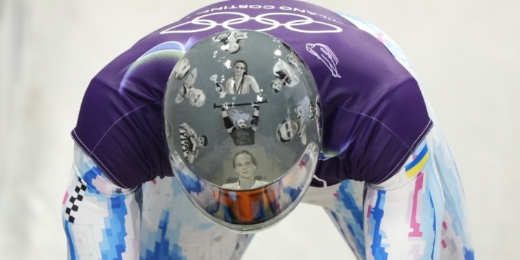Владислав Гераскевич на Олімпіаді-2026 вийшов в шоломі, на якому зображені загиблі українські атлети (ФОТО)