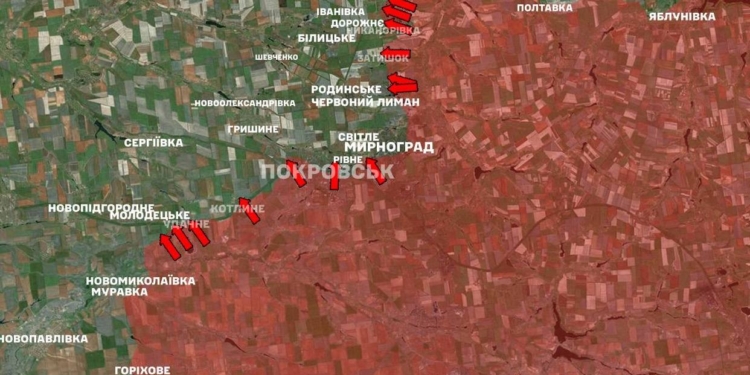 Із 218 боїв на фронті за добу чверть – на Покровському напрямку, – Генштаб