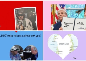 Білий дім опублікував «валентинки» з Мадуро, Гренландією та демократами