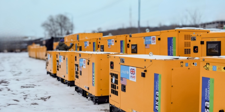 ЮНІСЕФ передав Україні 106 генераторів для підприємств тепло- та водопостачання – отримає і Вознесенськ на Миколаївщині