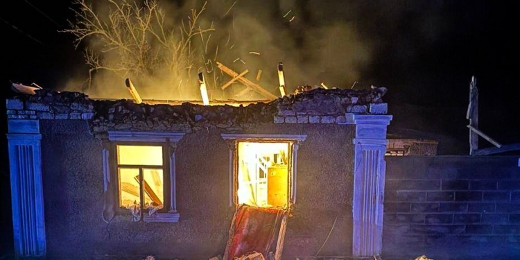 З чотирьох пожеж за добу на Миколаївщині одна була через російський обстріл (ФОТО)