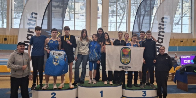 Легкоатлети Миколаївщини – переможці та призери чемпіонату України у приміщенні серед юнаків та дівчат (ФОТО)