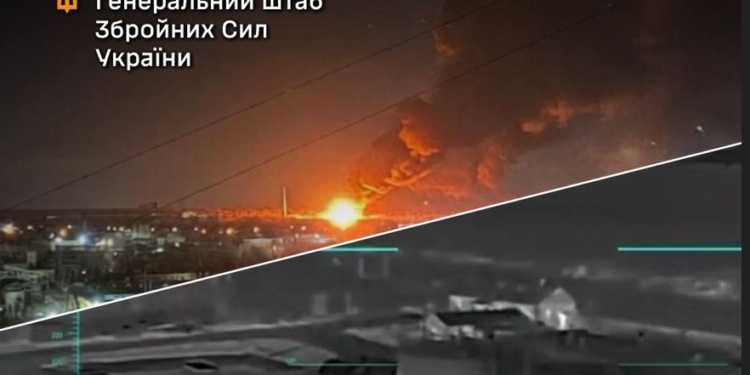 Вночі уражено нафтобазу та низку інших логістичних об’єктів противника на Донбасі