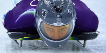 Владислав Гераскевич на Олімпіаді-2026 вийшов в шоломі, на якому зображені загиблі українські атлети (ФОТО)