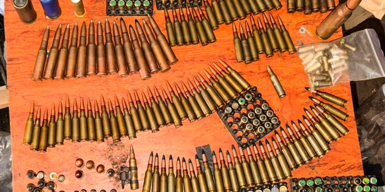 У Миколаєві в гаражі поліцейські знайшли схрон з озброєнням – власник цього «майна» затриманий (ФОТО)