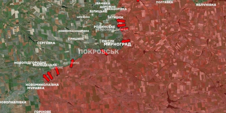 153 бої за добу на фронті, з них 41 – на Покровському напрямку, – Генштаб