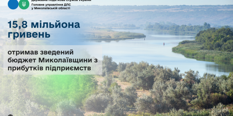 З прибутків підприємств Миколаївщини зведений бюджет отримав 15,8 млн грн